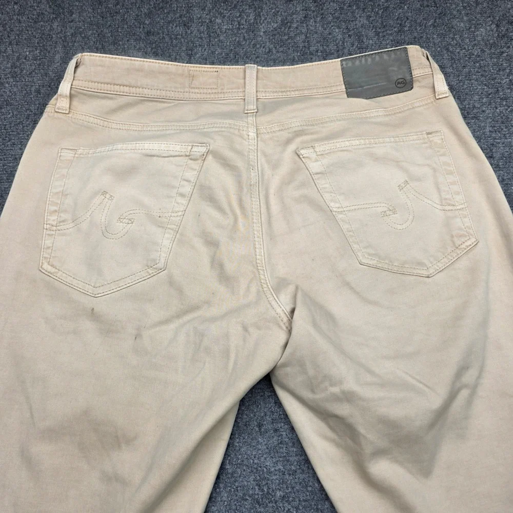 AG Adriano Goldschmied The Graduate Tailored Leg Pants Mens 31x32 Tan Khaki